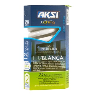 Foto 3 | Pack De 20 Focos Ahorradores Aksi 9w Mini Espiral Base E27 Luz Blanca