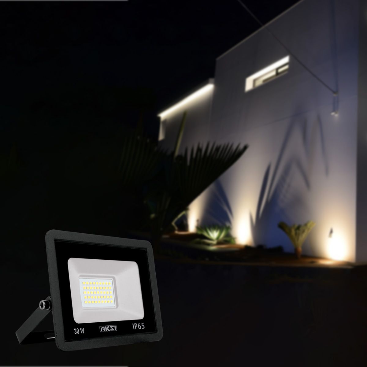 Foto 6 pulgar | Pack De 2 Reflectores Aksi 30w Ip65 Luz Blanca