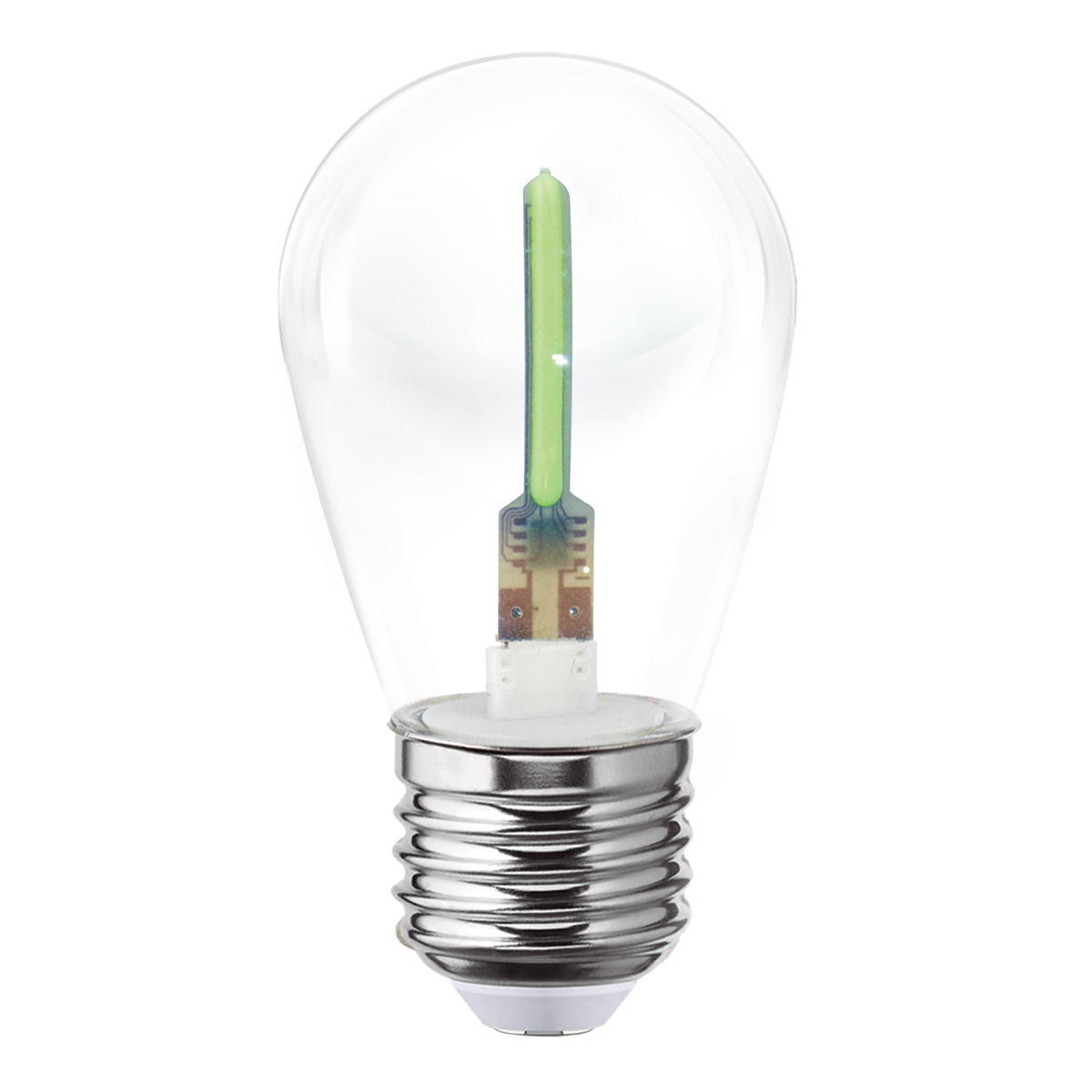 Pack De 10 Focos Led Aksi 1w S14 Estela De Luz Base E27 Azul