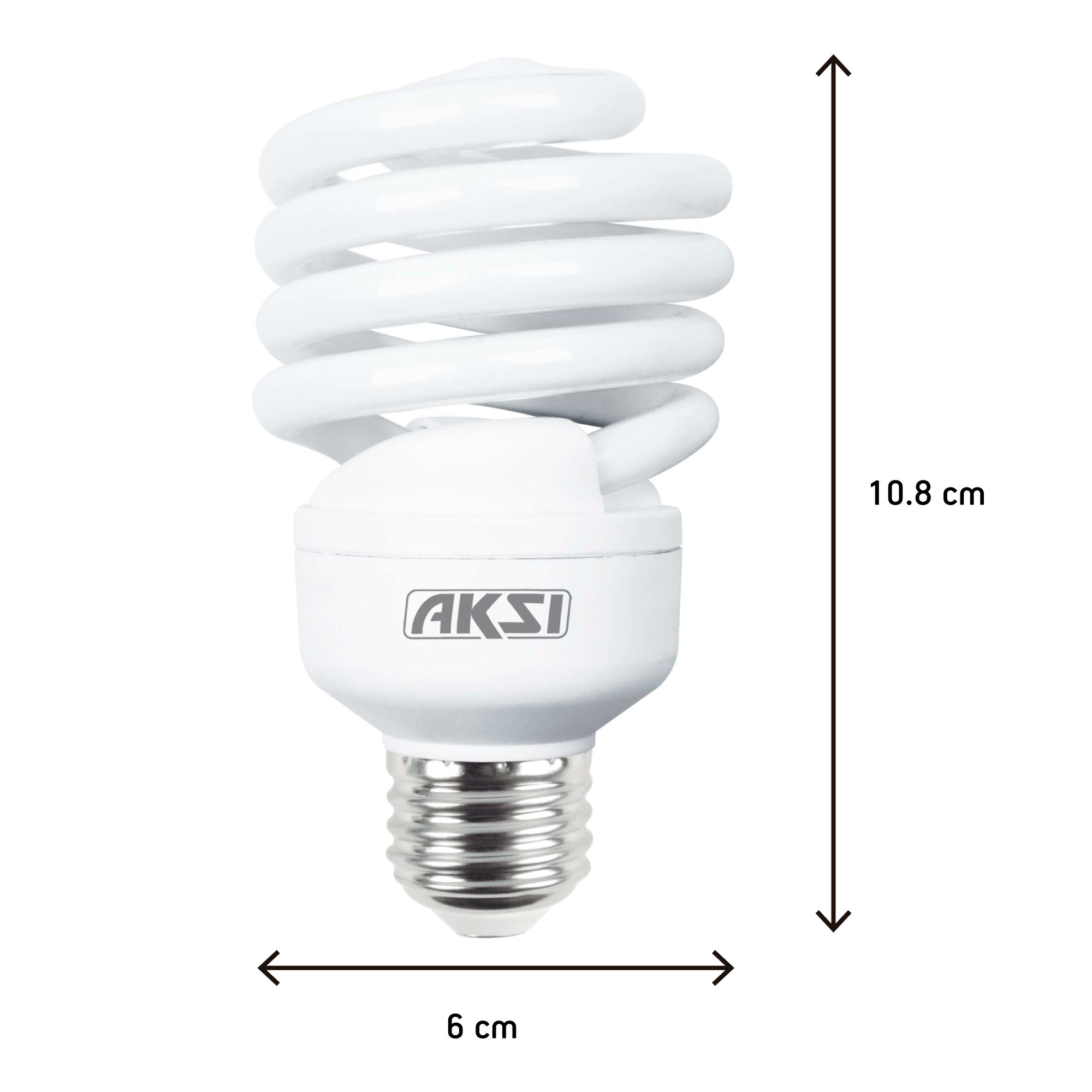 Foto 3 pulgar | Pack De 16 Focos Ahorradores Aksi 23w Espiral Base E27 Luz Blanca