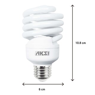 Foto 2 | Pack De 16 Focos Ahorradores Aksi 23w Espiral Base E27 Luz Blanca