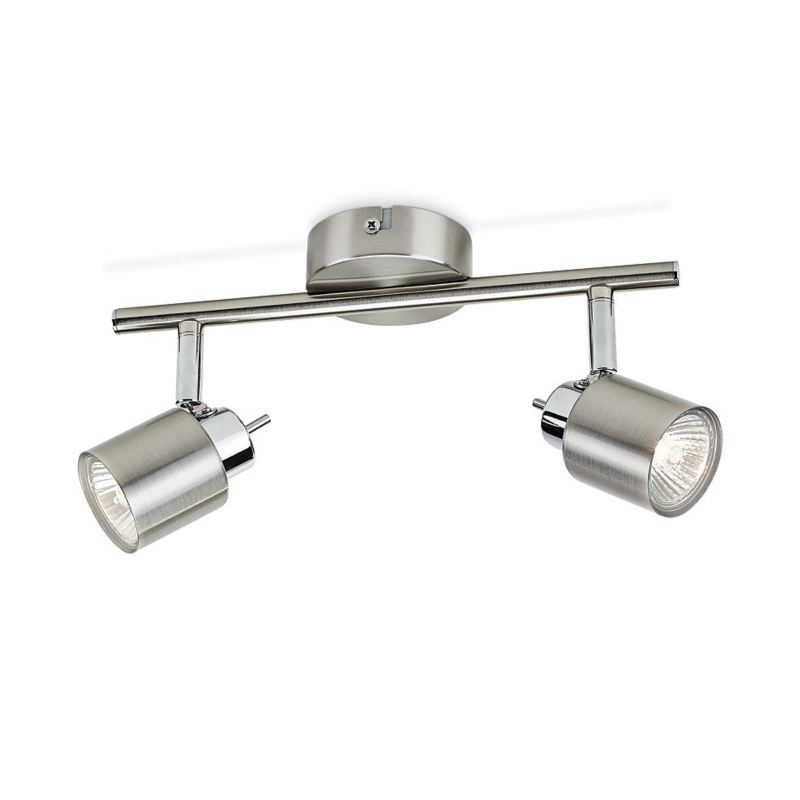 Foto 2 pulgar | Spotlight Silver Plate Porta 2xgu-10 Philips 35 W 274x155 Mm - Venta Internacional.