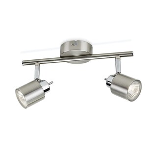 Foto 1 | Spotlight Silver Plate Porta 2xgu-10 Philips 35 W 274x155 Mm - Venta Internacional.