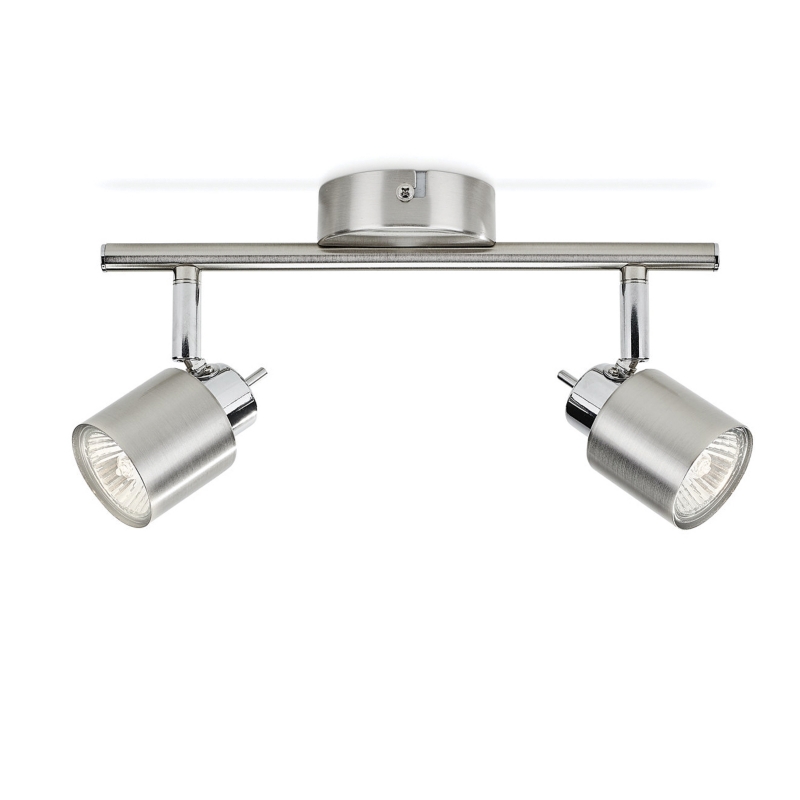 Foto 3 pulgar | Spotlight Silver Plate Porta 2xgu-10 Philips 35 W 274x155 Mm - Venta Internacional.