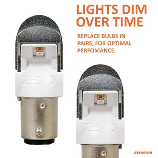 Foto 2 | Bombilla Led Sylvania 1157 Zevo Roja Para Luces De Freno Y Traseras - Venta Internacional.