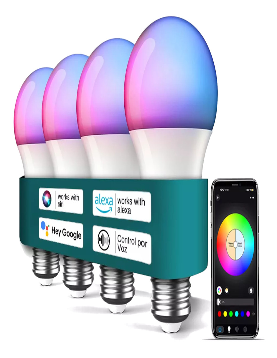 Foto 2 pulgar | Focos Led Güish 4 Piezas