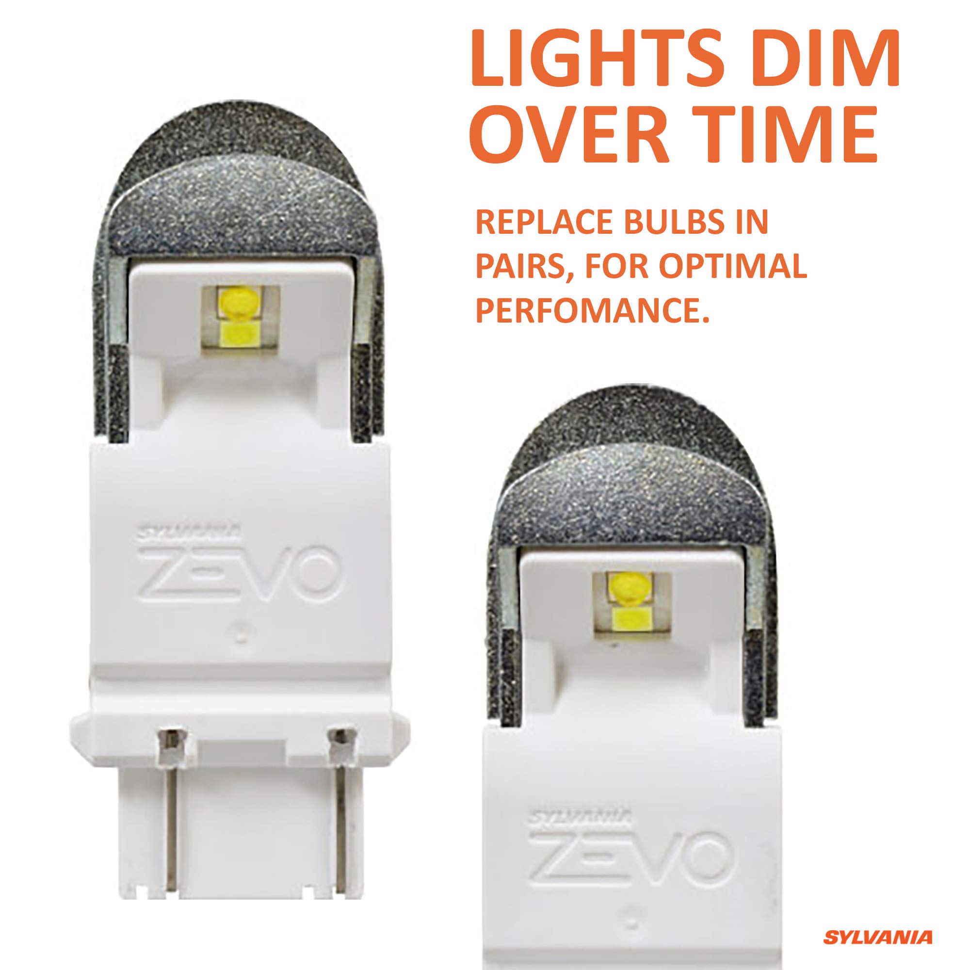Foto 3 pulgar | Bombilla Led Sylvania 3157 Zevo Blanca 6000 K Para Drl (2 Bombillas) - Venta Internacional.