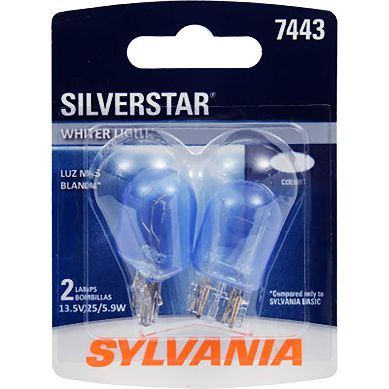Foto 2 pulgar | Bombilla Sylvania Silverstar Mini 7443, Luz Blanca Más Brillante, X2 - Venta Internacional.