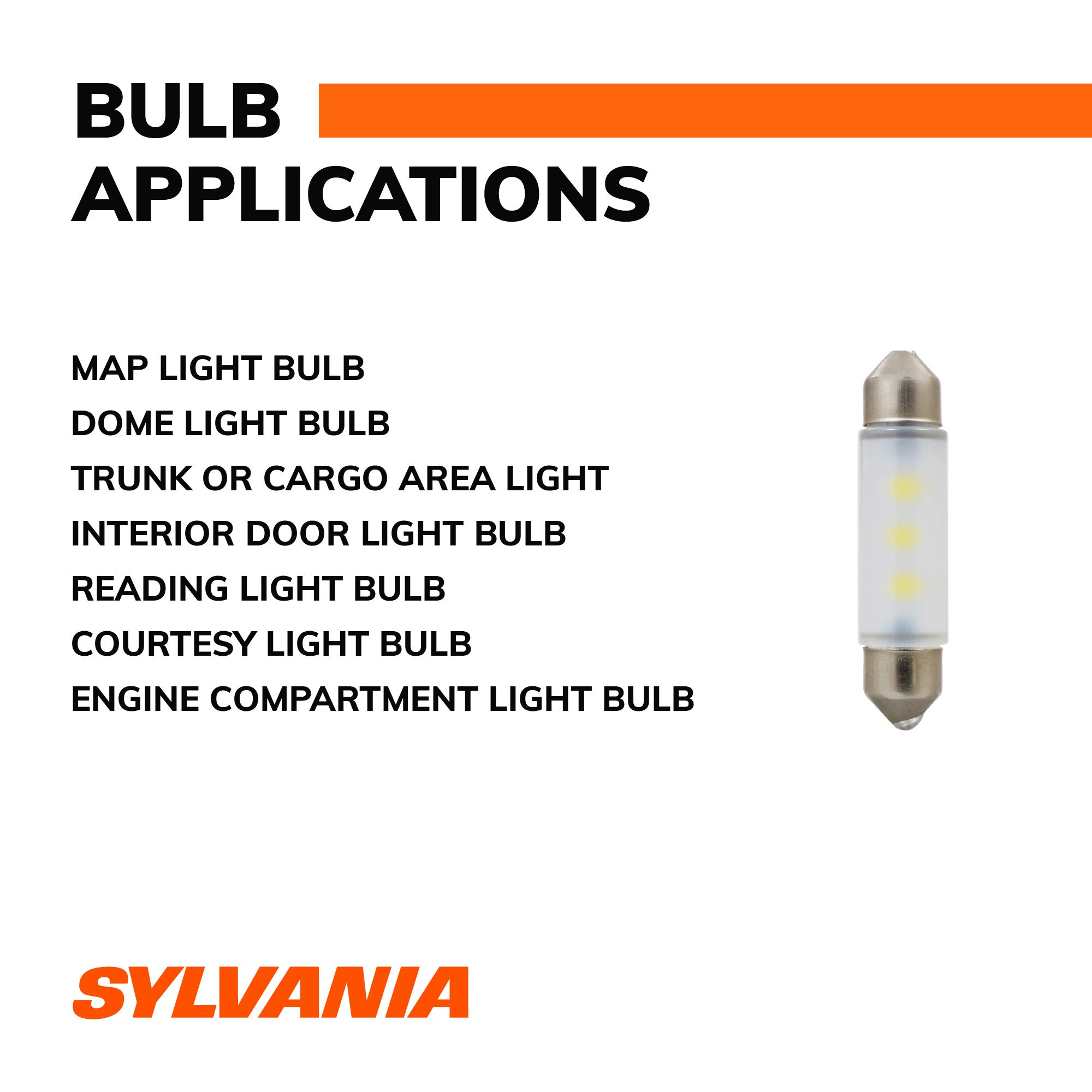 Foto 7 pulgar | Bombilla Led Tipo Festón Sylvania 578 De 41 Mm, Color Blanco Brillante (1 Bombilla) - Venta Internacional.