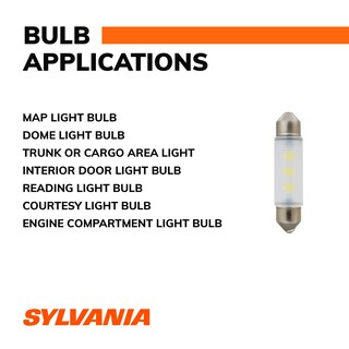Foto 6 | Bombilla Led Tipo Festón Sylvania 578 De 41 Mm, Color Blanco Brillante (1 Bombilla) - Venta Internacional.