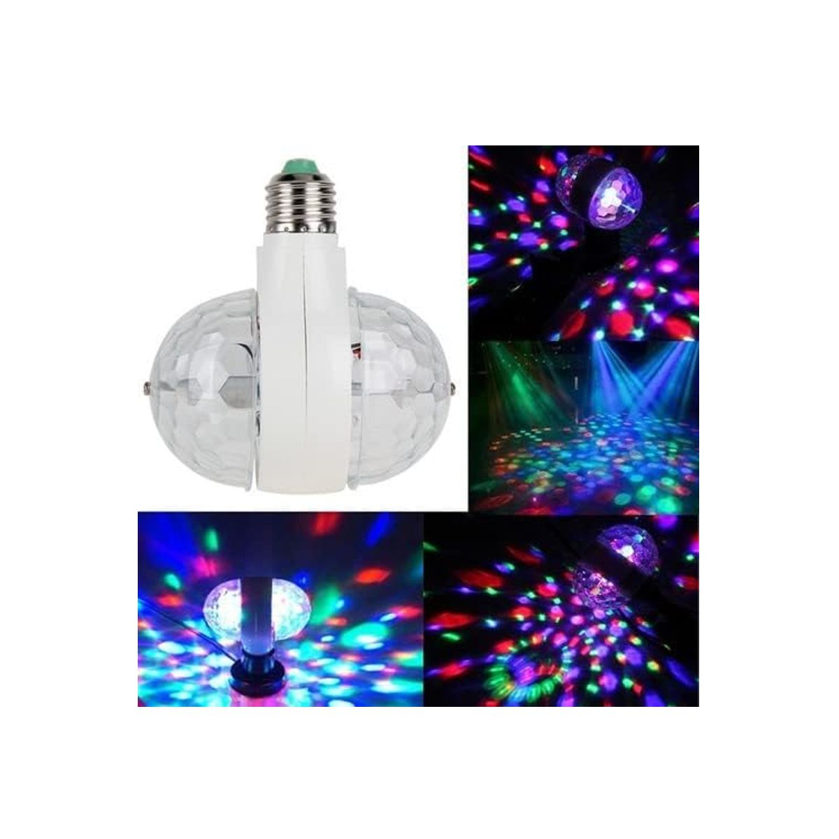 Foto 4 pulgar | Luz Led Rgb Tipo Foco Doble Giratorio Luces De Fiesta