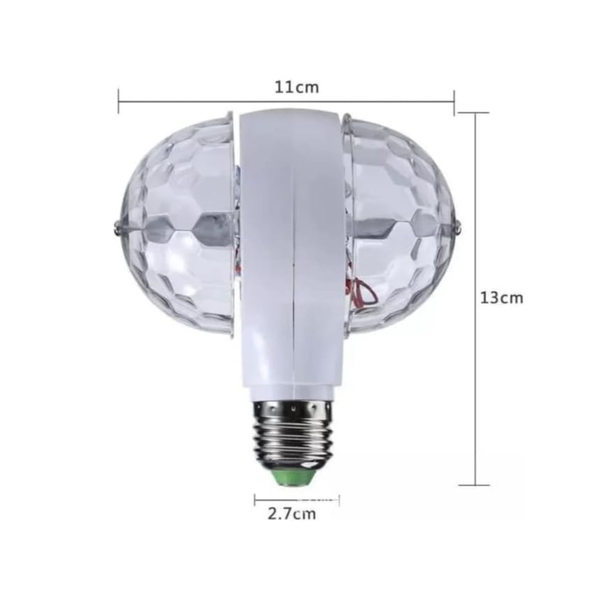 Foto 5 pulgar | Luz Led Rgb Tipo Foco Doble Giratorio Luces De Fiesta