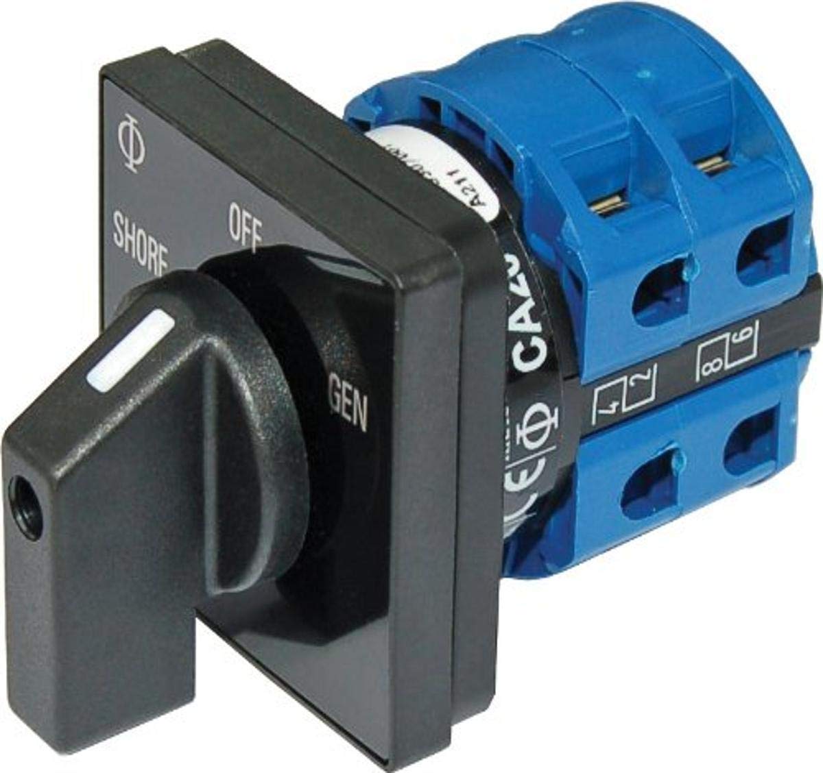 Foto 2 pulgar | Interruptor Rotativo Ac Blue Sea Systems 9009 Off + 2 Posiciones 120 - Venta Internacional.