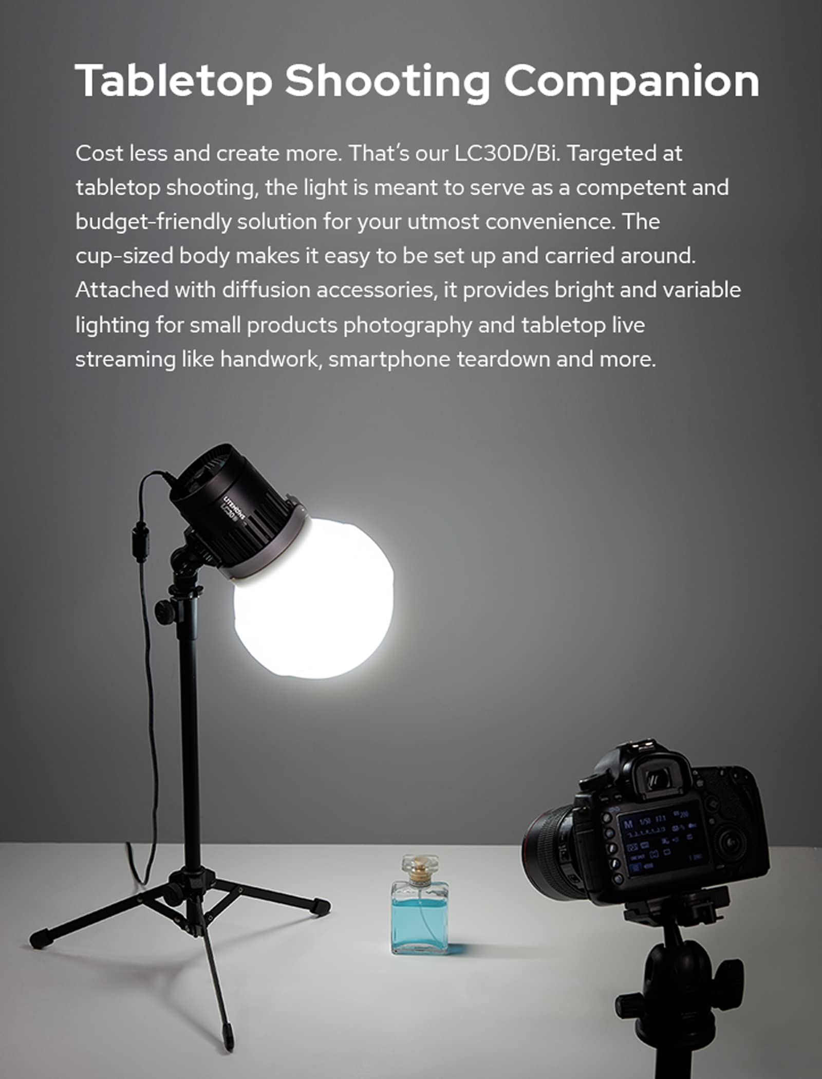 Foto 8 pulgar | Lámpara Led De Sobremesa Godox Lc30bi 3200k-5600k Bicolor - Venta Internacional.
