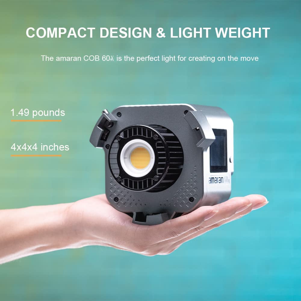 Foto 7 | Lámpara Led De Vídeo Aputure Amaran Cob 60x S Bowens Mount - Venta Internacional.