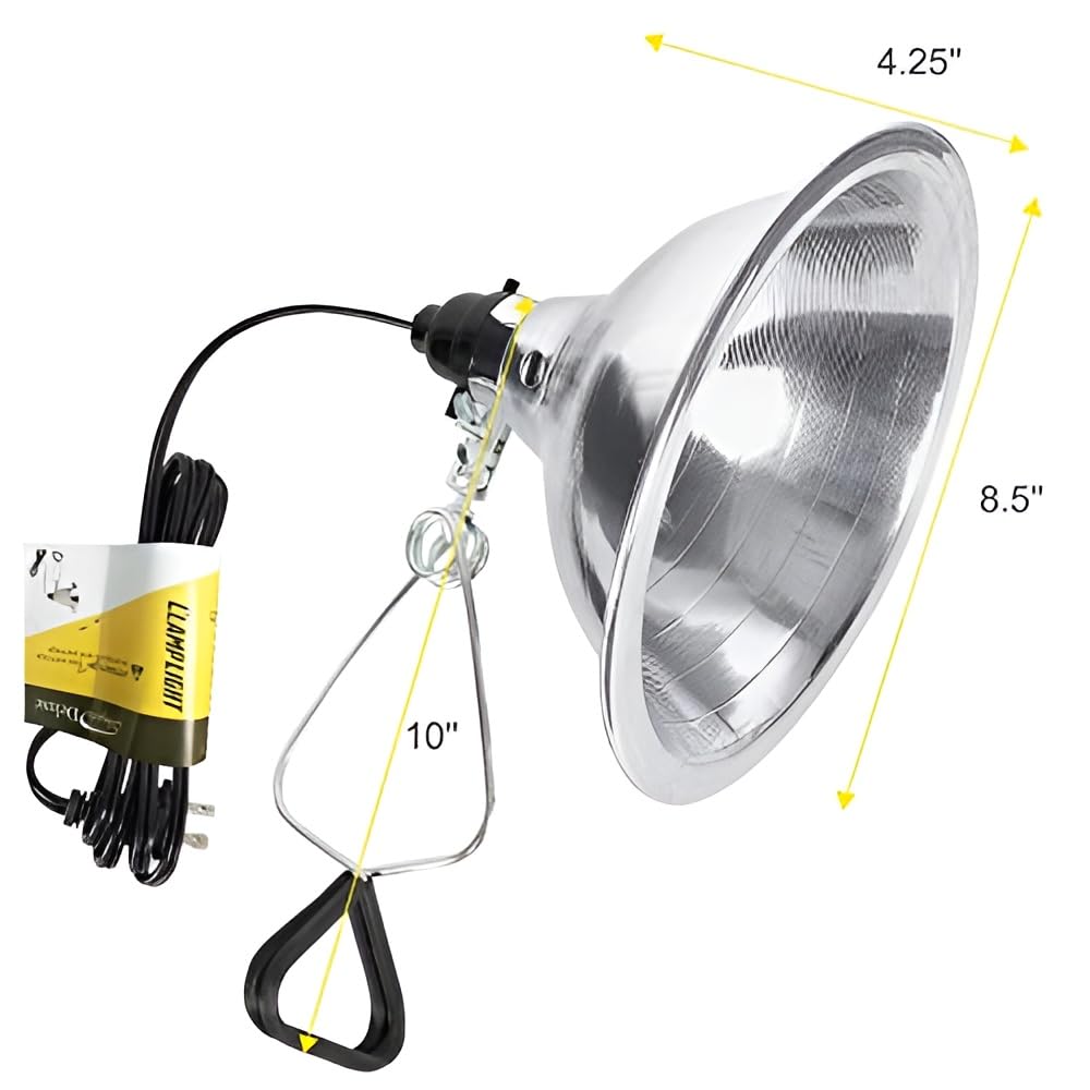 Foto 5 pulgar | Lámpara Clamp Simple Deluxe Con Reflector De 8.5 Pulgadas, 150 W - Venta Internacional.