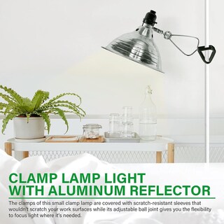 Foto 5 | Clamp Light Simple Deluxe Con Reflector De 8.5 Pulgadas Y 150 W, Paquete De 2 - Venta Internacional.