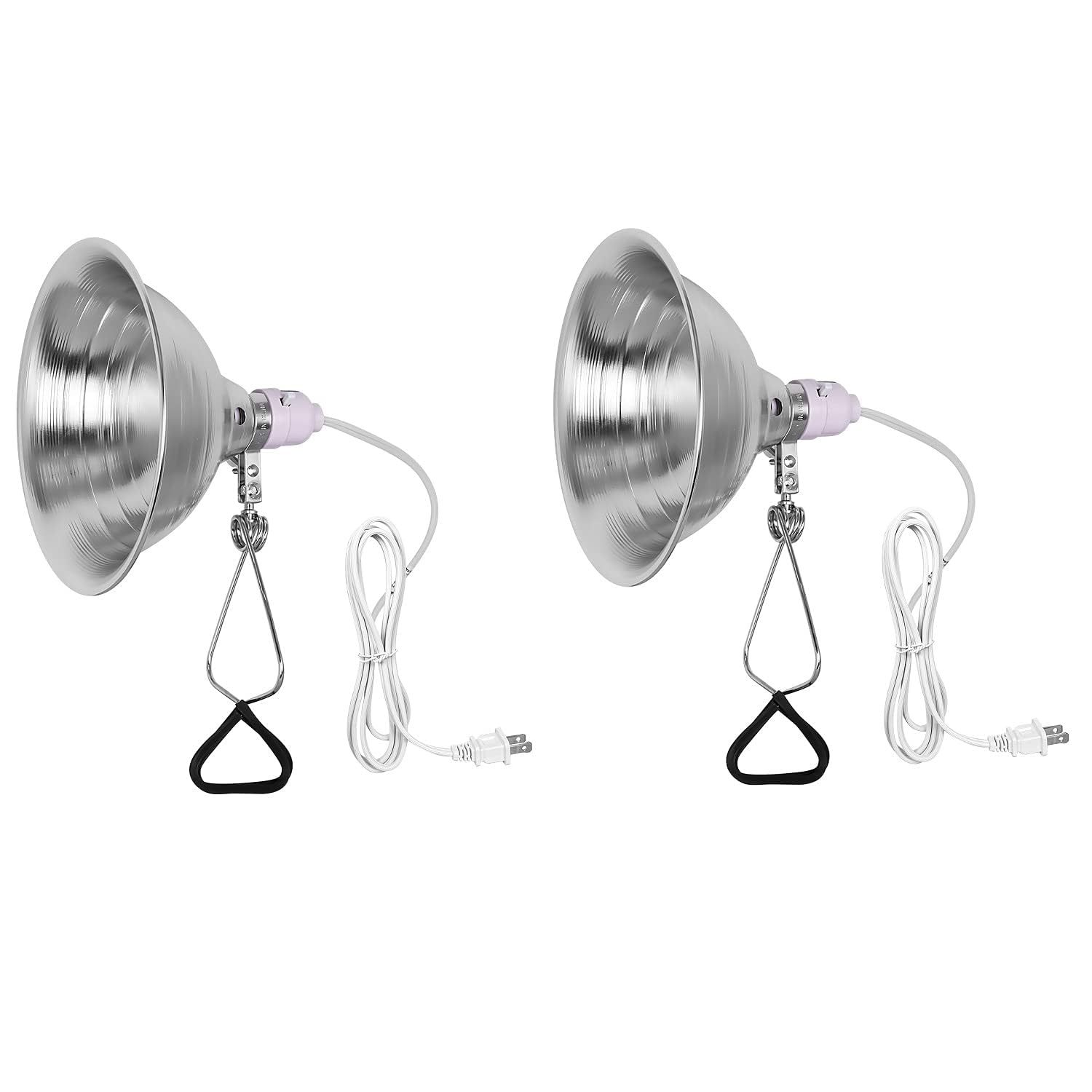 Lámpara Clamp Simple Deluxe De 150 W Con Reflector De 8,5 Cm, Paquete De 2 - Venta Internacional.