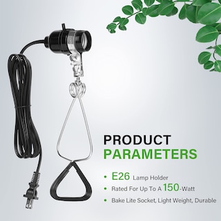 Foto 2 | Lámpara Clamp Simple Deluxe Hiwkltclampsocketv1 150 W, Paquete De 1 - Venta Internacional.