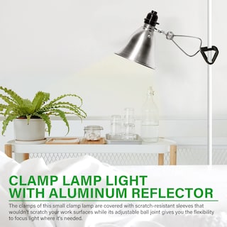 Foto 4 | Enchufe De Lámpara Tipo Pinza Simple Deluxe Con Reflector De 14 Cm, 60 W - Venta Internacional.
