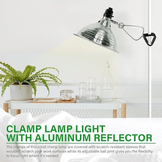 Foto 7 | Lámpara Clamp Simple Deluxe De 21,6 Cm Con Reflector De Aluminio, Paquete De 2 - Venta Internacional.
