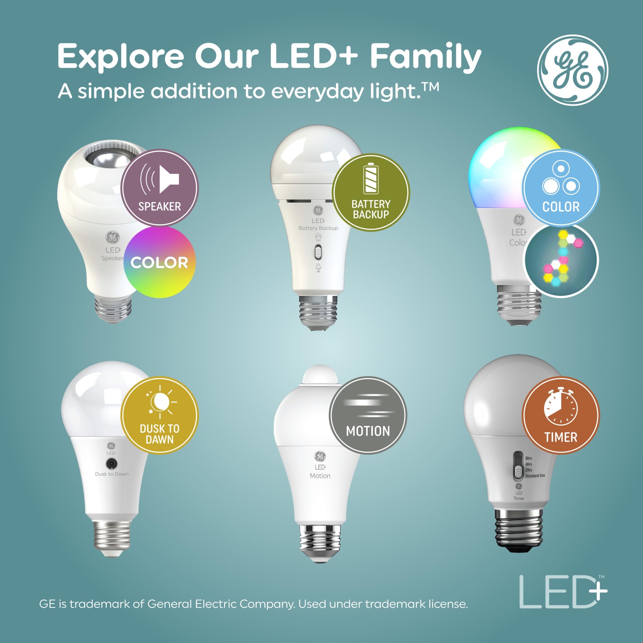 Foto 7 pulgar | Bombilla Led Ge Led+ Timer A19 De 8 W, Color Blanco Suave (1 Paquete) - Venta Internacional.