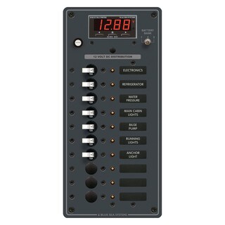 Foto 1 | Panel De Interruptores Blue Sea Systems 8402 Dc De 10 Posiciones - Venta Internacional.