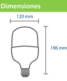 Foto 3 | Foco Led Xtellar De Alto Rendimiento 50w E26, Blanco Neutro 6500k, Iluminación Premium Intensa Para Interiores