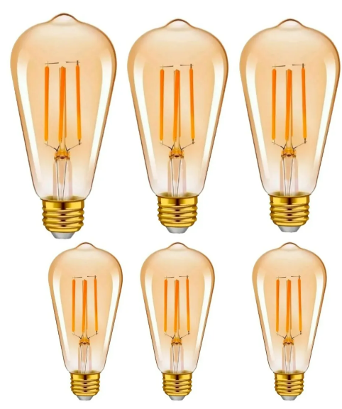 Foto 1 | Xtellar Foco Edison Led De Estilo Vintage, 4w, Luz Cálida, Alta Durabilidad