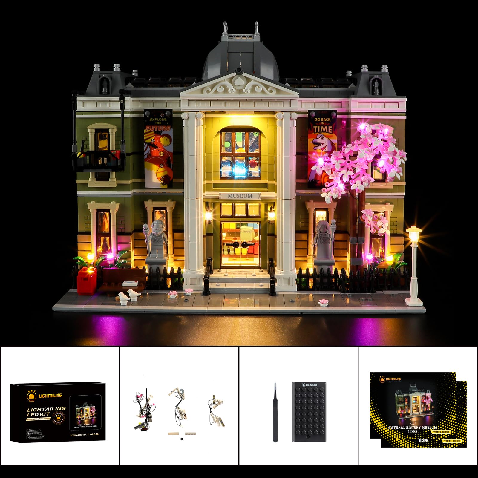 Foto 7 pulgar | Kit De Iluminación Lightailing Para El Museo De Historia Natural Lego 10326 - Venta Internacional.