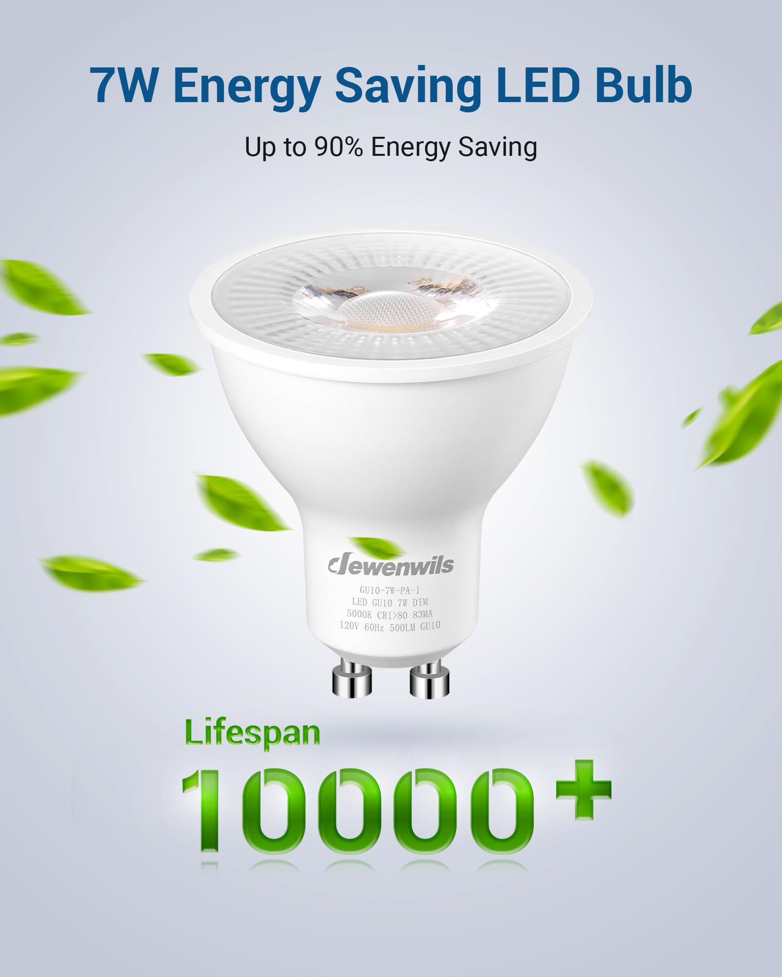 Foto 5 | Bombilla Led Dewenwils Gu10 Regulable 7 W (equivalente A 50 W) 5000 K - Venta Internacional.