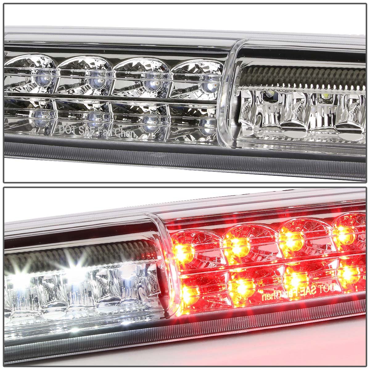 Foto 4 pulgar | Tercera Luz De Freno Dna Motoring Led Cromada Silverado 99-07 - Venta Internacional.