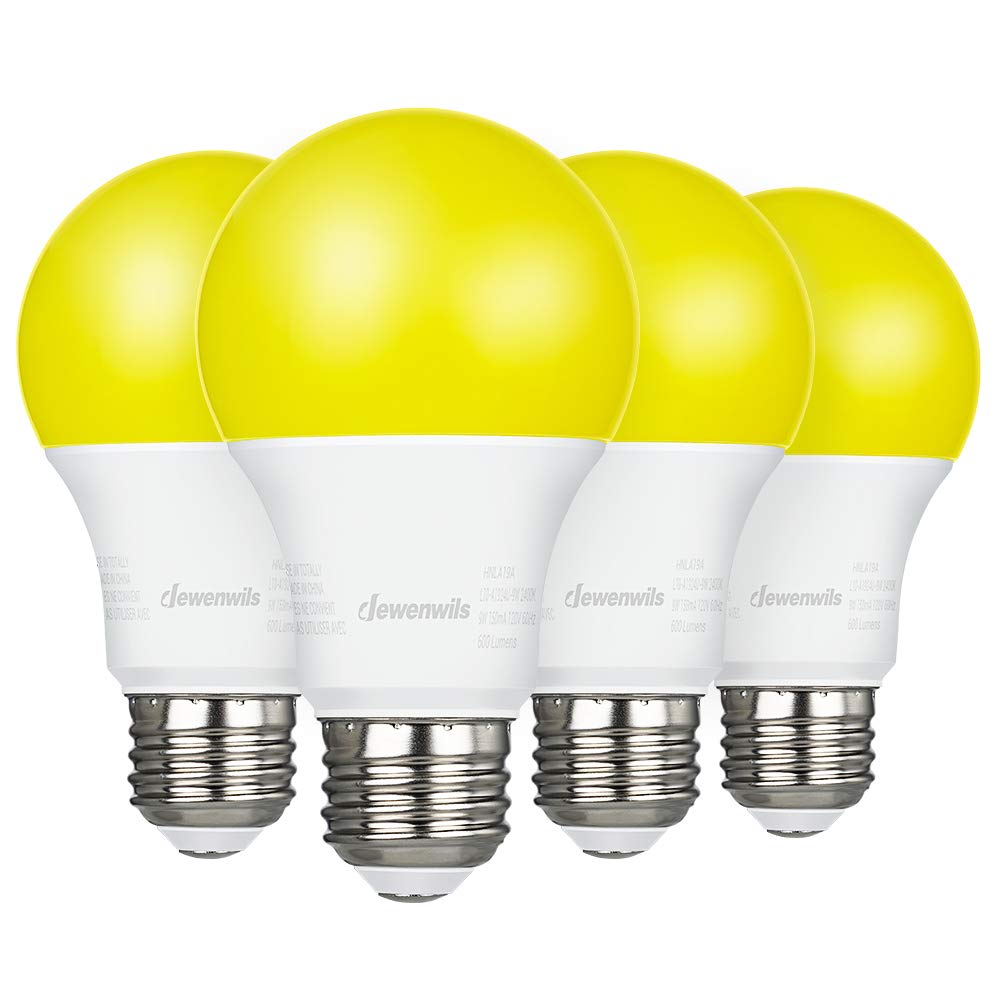 Bombillas Led Dewenwils Outdoor A19, 9 W, 600 Lm, 2400 K, Paquete De 4 - Venta Internacional.