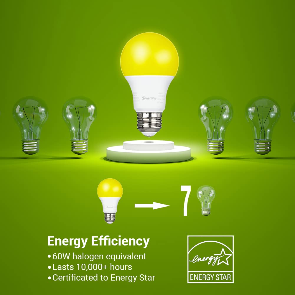 Foto 5 pulgar | Bombillas Led Dewenwils Outdoor A19, 9 W, 600 Lm, 2400 K, Paquete De 4 - Venta Internacional.