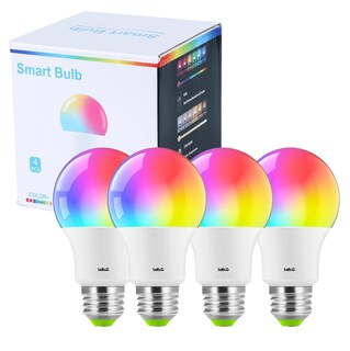 Foto 1 | 4 Focos Led Inteligente Rgbcw Wifi Ajustable Multicolor 12 W Lab.g Blanco