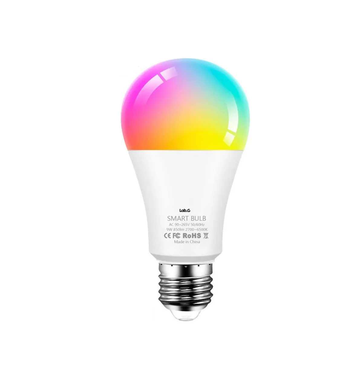 Foto 3 pulgar | 4 Focos Led Inteligente Rgbcw Wifi Ajustable Multicolor 12 W Lab.g Blanco