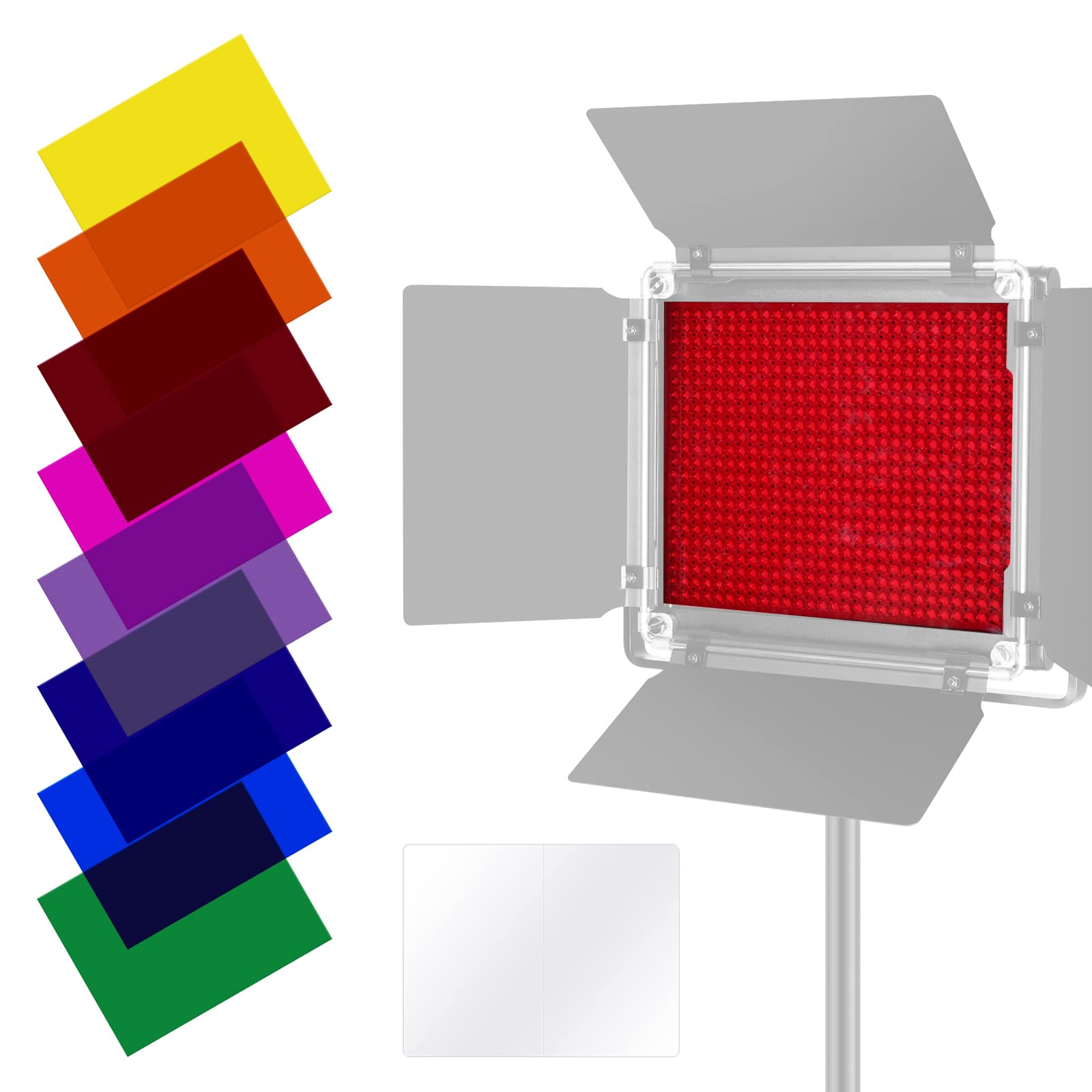 Foto 1 | Juego De Filtros De Color Neewer 660 Led Para Vídeo, 16,7 X 21,7 Cm - Venta Internacional.