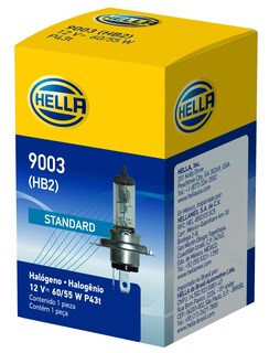 Foto 1 | Bombilla Halógena Hella 9003 Standard 12v 60/55w Transparente - Venta Internacional.