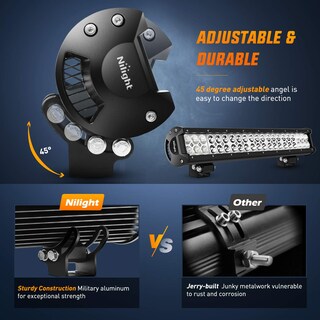 Foto 5 | Barra De Luces Led Nilight, 20 Pulgadas, 126 W, Spot Flood Combo - Venta Internacional.