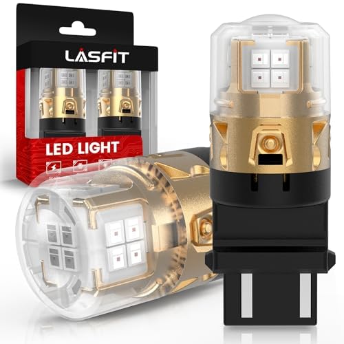 Foto 1 | Bombillas Led De Freno Lasfit L2 3157, Luces Traseras De Color Rojo Superbrillante - Venta Internacional.