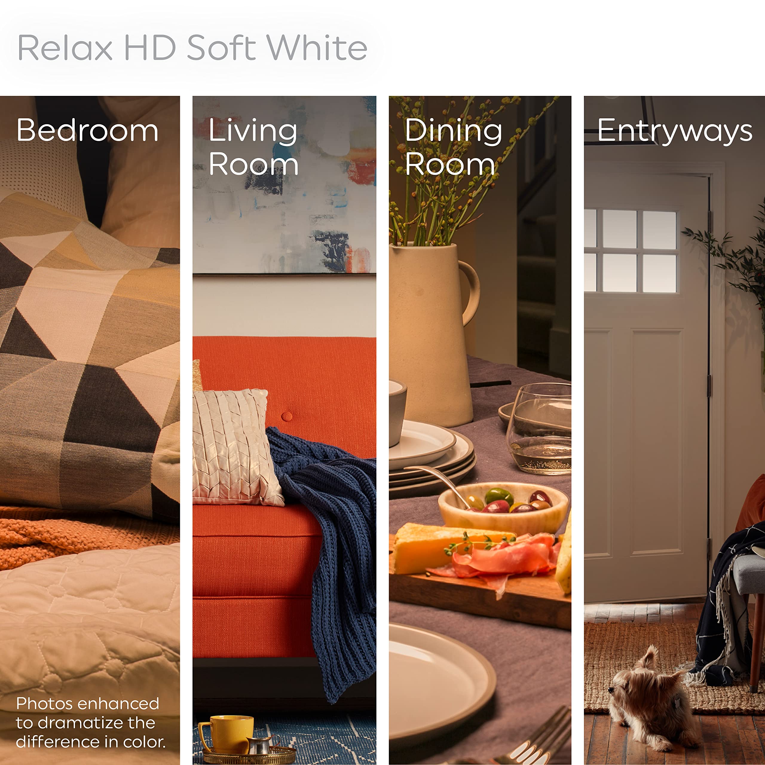 Foto 4 | Bombillas Led Ge Relax De 40 W, Blanco Suave, A19, 6 W, Paquete De 4 - Venta Internacional.