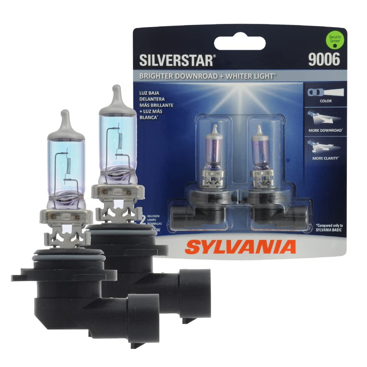 Bombilla Halógena Para Faros Delanteros Sylvania 9006 Silverstar (2 Bombillas) - Venta Internacional.