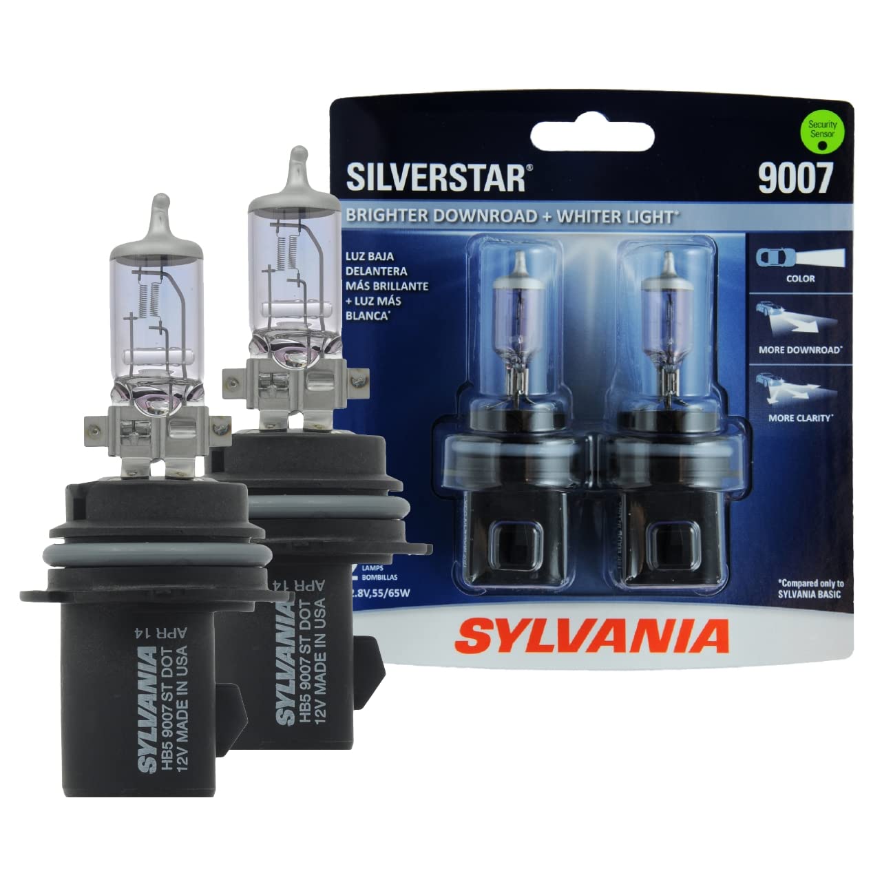 Foto 1 | Bombilla Halógena Para Faros Delanteros Sylvania 9007 Silverstar (2 Bombillas) - Venta Internacional.