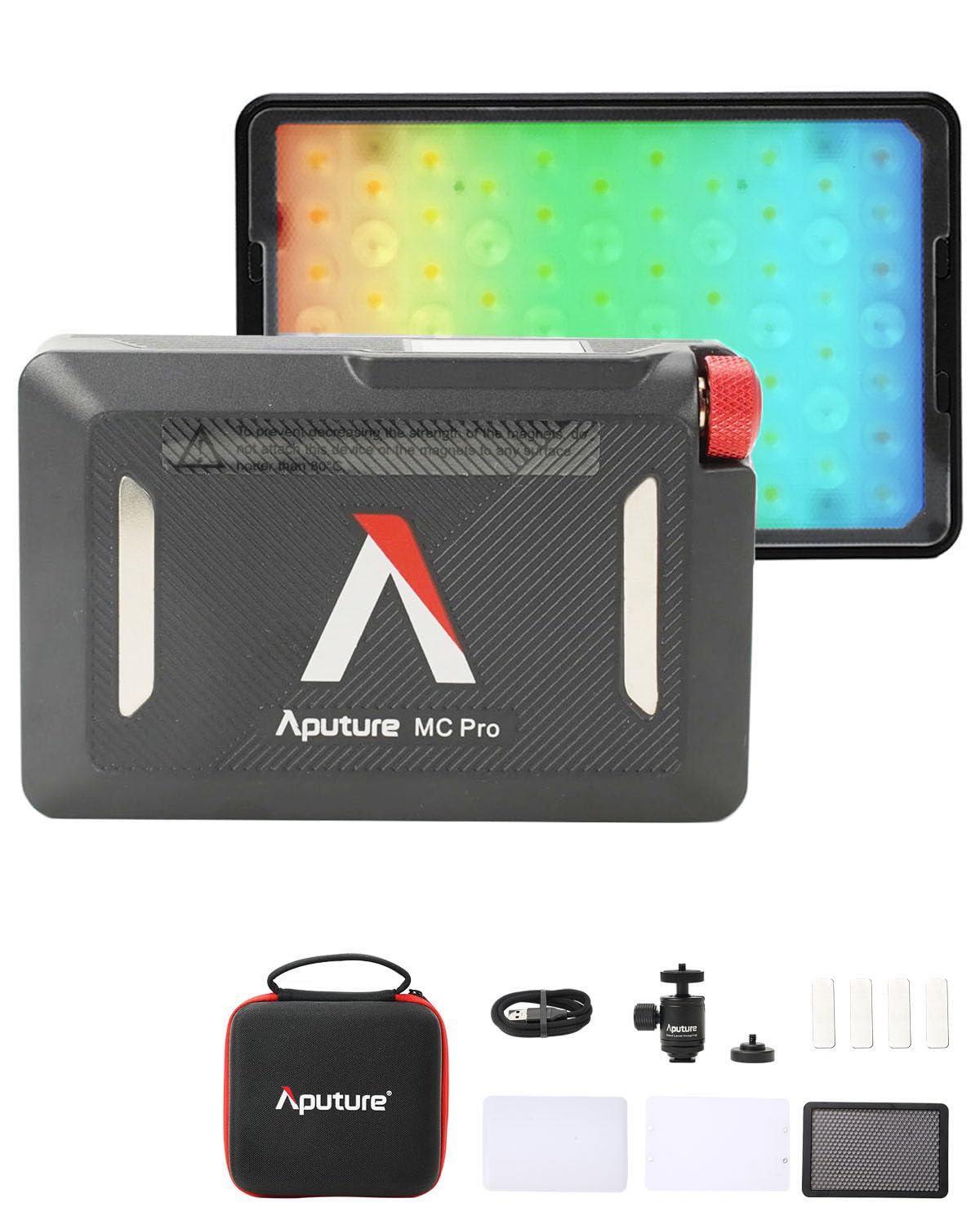 Luces De Cámara Aputure Mc Pro Rgbww Led De Vídeo Con Batería - Venta Internacional.