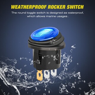 Foto 2 | Panel De Interruptores Nilight De 3 Bandas, 12 V, Resistente Al Agua Con Luz Led Azul - Venta Internacional.