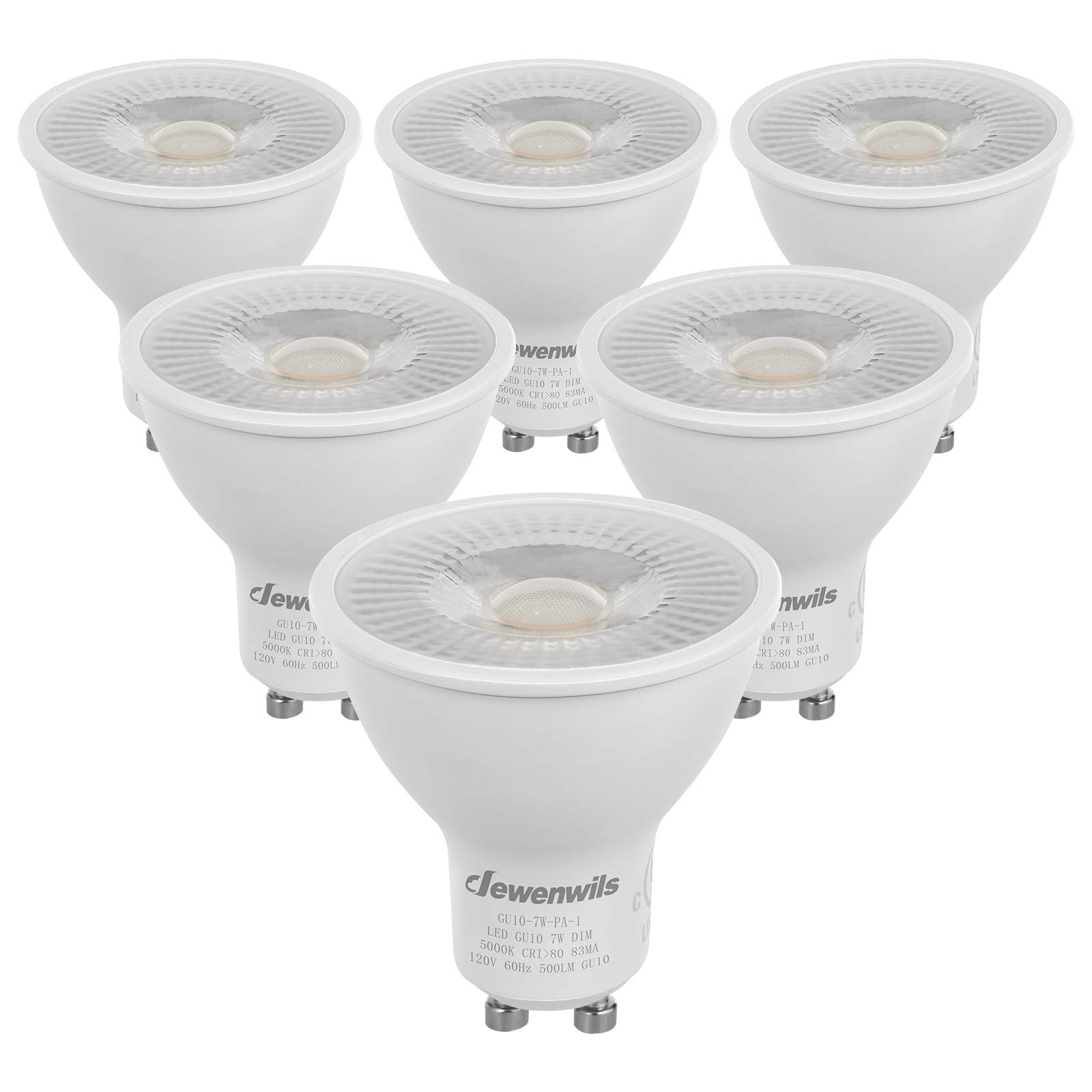 Bombilla Led Dewenwils Gu10 Regulable 7 W (equivalente A 50 W) 5000 K - Venta Internacional.