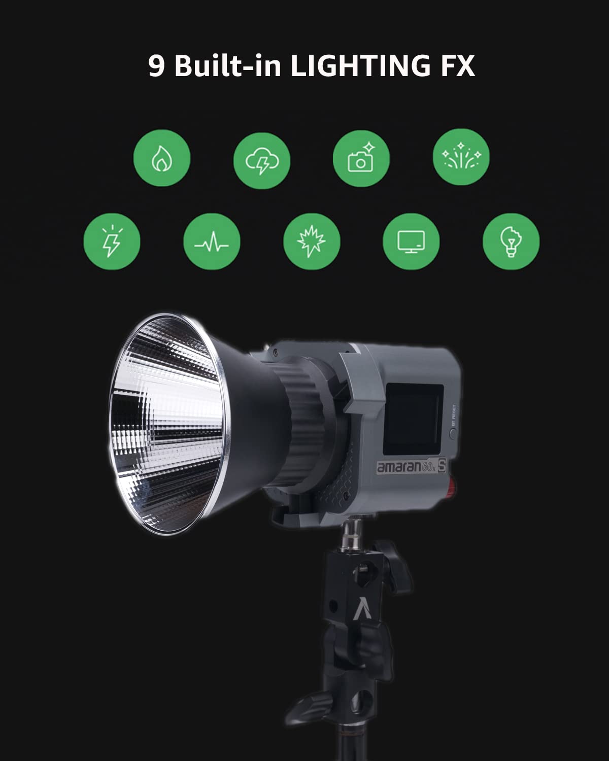 Foto 4 pulgar | Iluminación De Vídeo Aputure Amaran Cob 60xs 60w Bicolor - Venta Internacional.