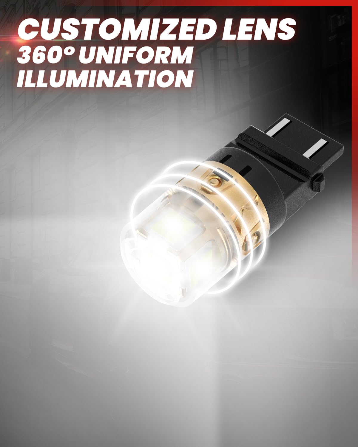 Foto 4 | Bombillas Led Inversas Lasfit L2 3157, 6000 K, Xenón Blanco (2 Unidades) - Venta Internacional.