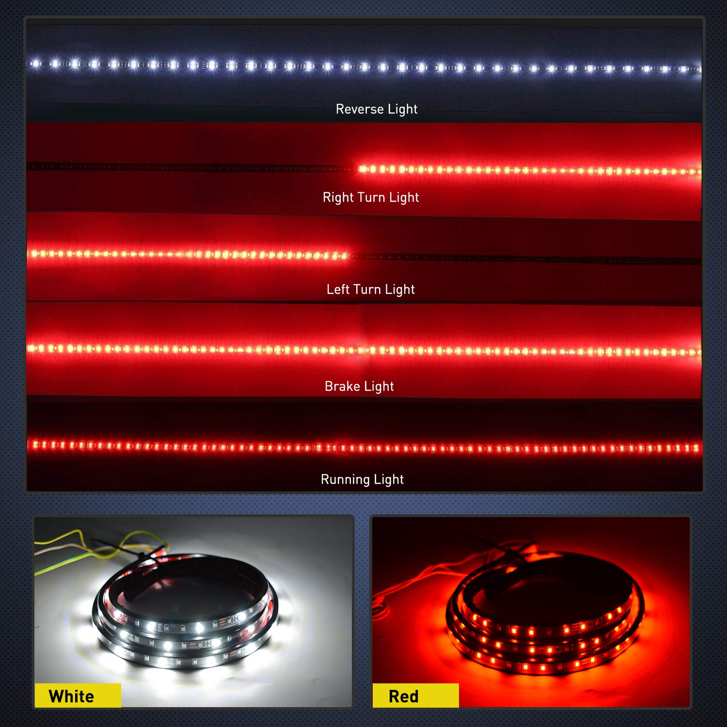 Foto 3 pulgar | Barra De Luces Led Nilight 60 108 Para Portón Trasero Para Camión Con 2 Años De Garantía - Venta Internacional.