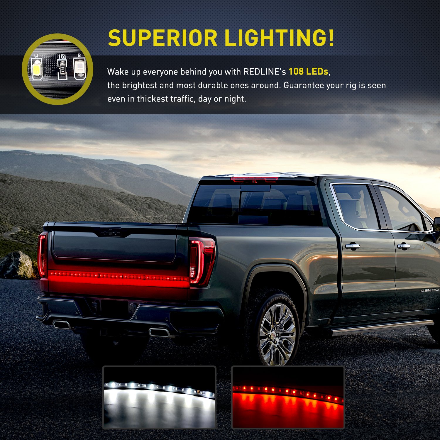 Foto 6 | Barra De Luces Led Nilight 60 108 Para Portón Trasero Para Camión Con 2 Años De Garantía - Venta Internacional.